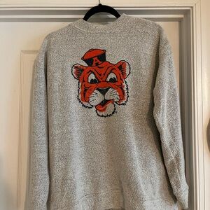 Gray Tiger Graphic Sweater